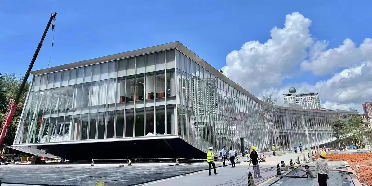 مبنى صالة معرض مدينة Shenzhen الذكية بمساحة 5251 متر مربع (الصين)