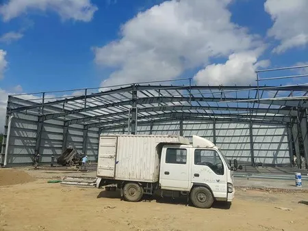 هنجر هيكل فولاذي بمساحة 1183 متر مربع (Guangzhou، الصين)