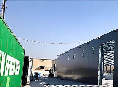 مشروع مستودع بهيكل فولاذي في اسرائيل