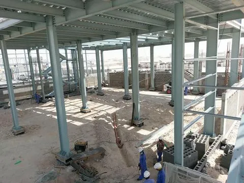 مستودع ذو هيكل فولاذي بطابق ميزانين بمساحة 1749 متر مربع (الدوحة، قطر)